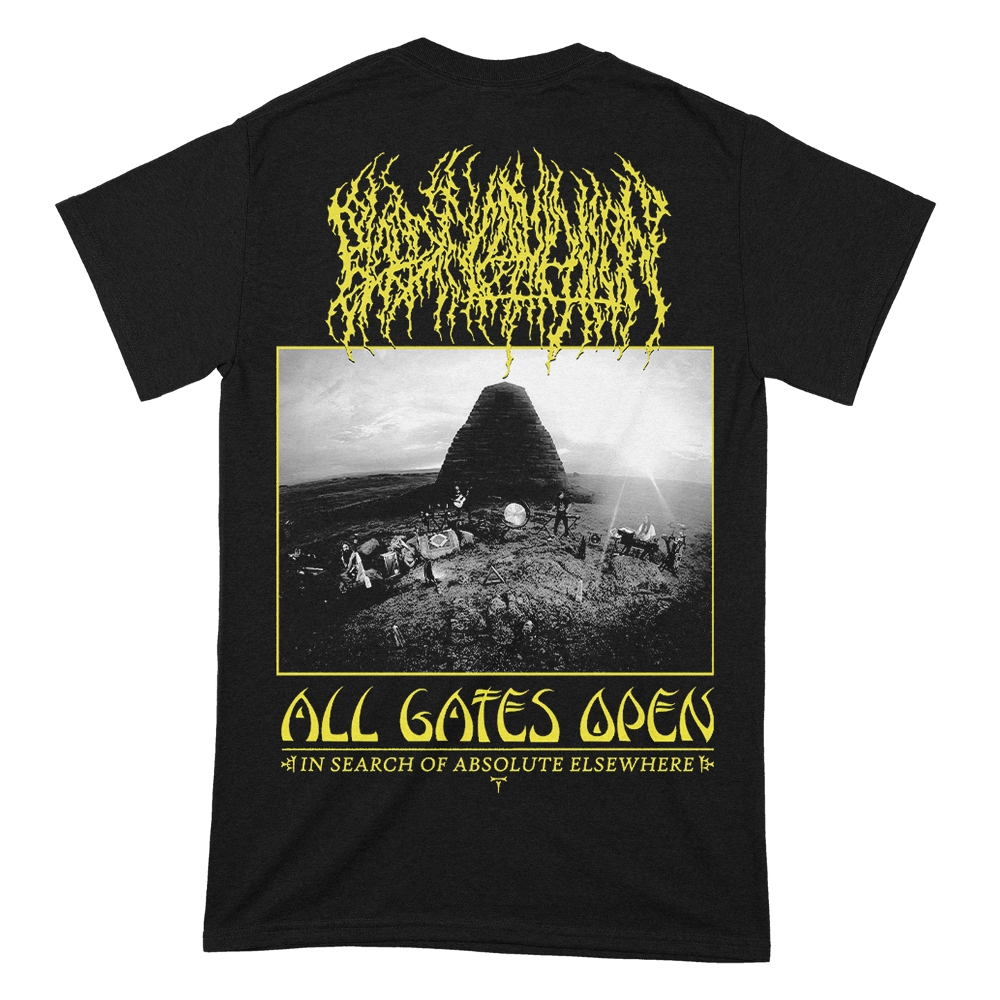 All Gates Open Album Cover Black | T-Shirt