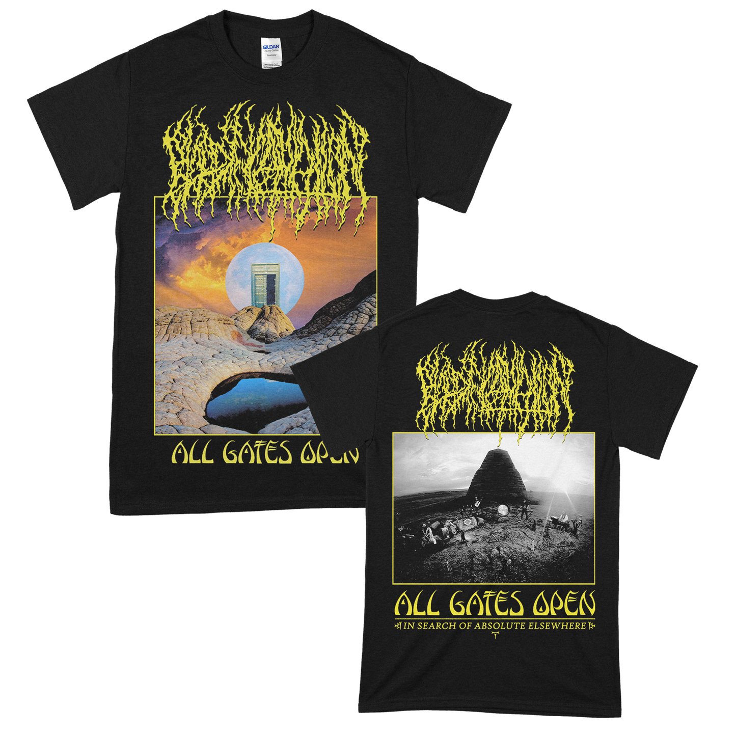 All Gates Open Album Cover Black | T-Shirt