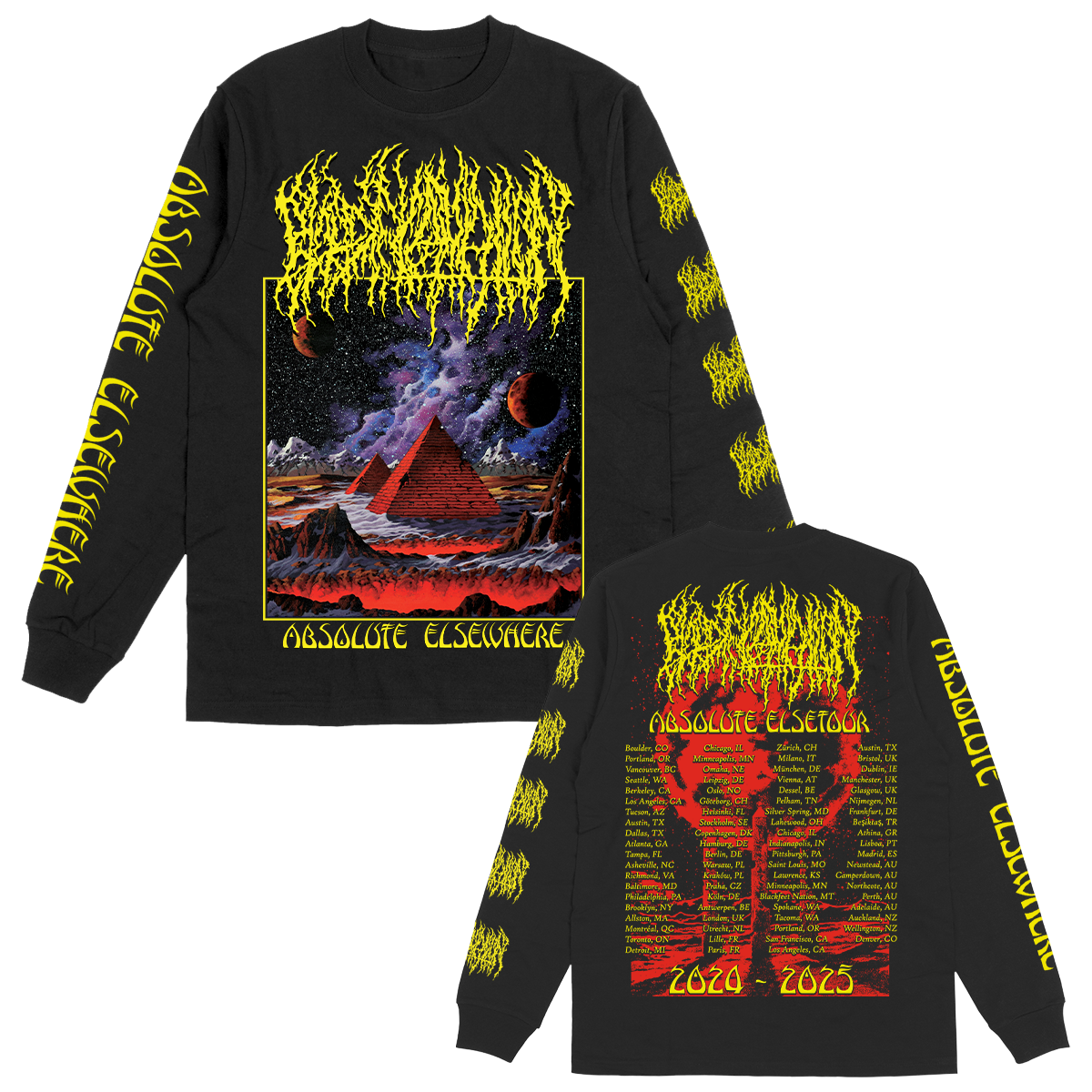 Blood Incantation (Absolute Elsewhere World Tour 2025) Longsleeve